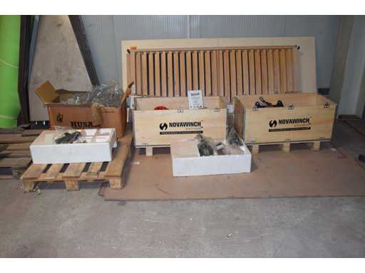   Pulling winch 18,000 lbs