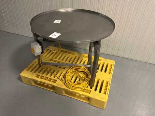Table tampon, acier inoxydable