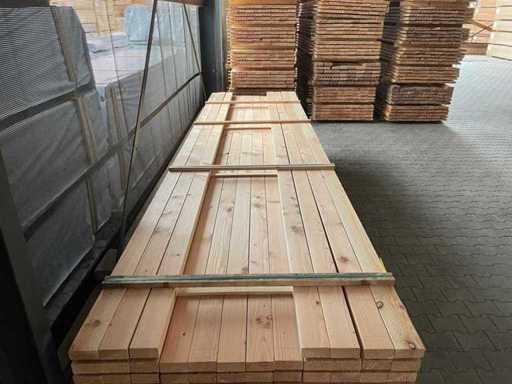 Grinzi Douglas Ratonate 4300x90x40mm (43x)