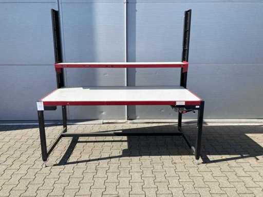 werkbank met handmatige hoogteverstelling