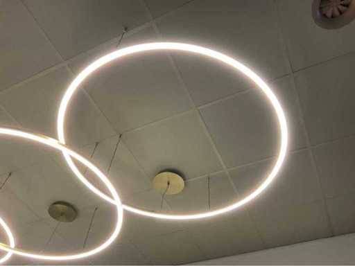 ONE Light LED Circle Ring Ring Lampa wisiorka