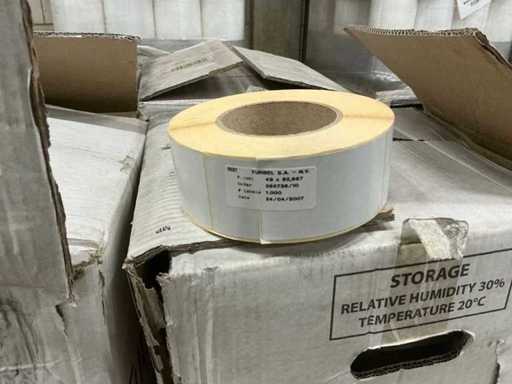 Turbel Print Etiquette Roll (80x)