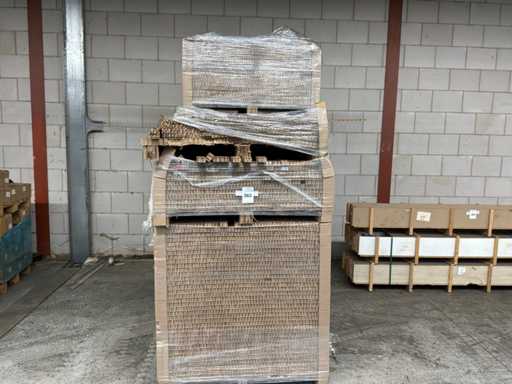 Partij kartonnen honingraatstrips