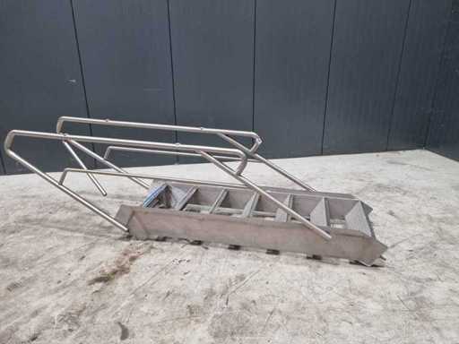 Scala in acciaio inox