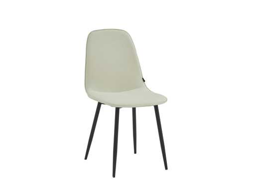 Colenis - Milou Eetkamerstoelen - set van 50 - Licht Beige - Linnen Stof - Industrieel - Stoelen