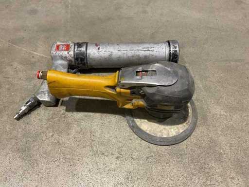 Ponceuse pneumatique Atlas Copco + pistolet à mastic