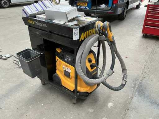 Cartuccio Mirka con aspirapolvere e levigatrice