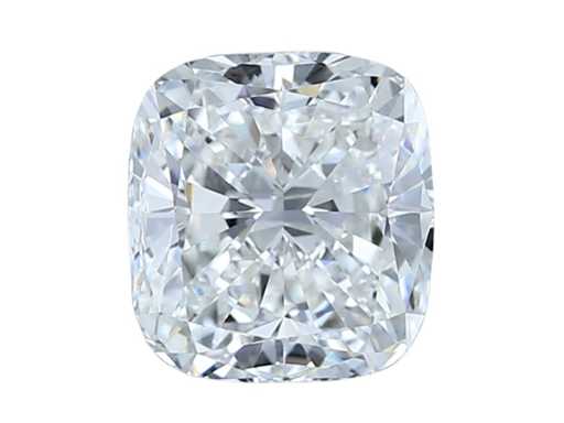 Natural Diamond 1.01 carat 2EX, TOP de culori G, claritate foarte bună VS1 în formă de pernă