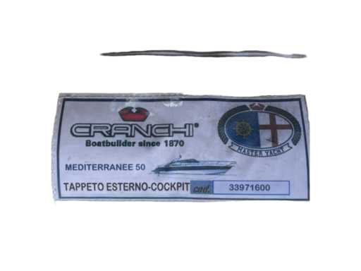 Cranchi Mediterranee 50 Cockpit Carpet Blue - 33971600