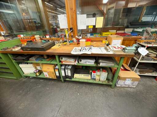   Workbench with contents 