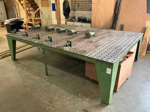 Clamping table/locking bench (2500x3500 mm)