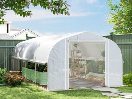 Tunnel Clamp met Accessoires - Wit