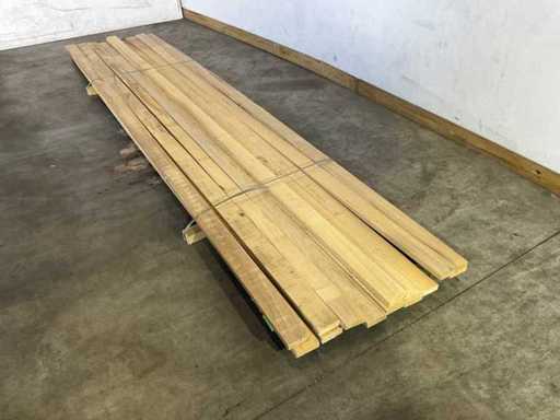 Scândură de lemn esențial Celtis - 488x10,5x3 cm (13x)