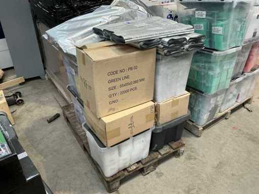 Palet pentru pungi de ambalare