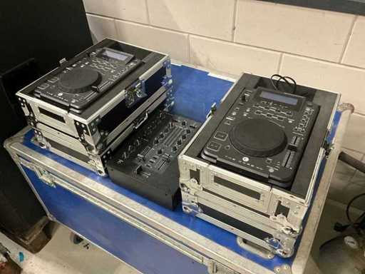 DAP Audio CDMP-750 scratch/Mix-2 echipament DJ USB (3x)