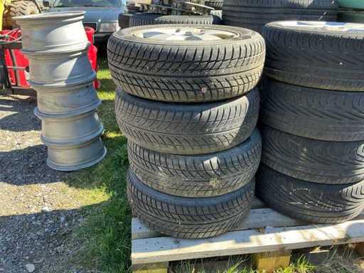 Reifen mit Alufelgen für Toyota (4x)