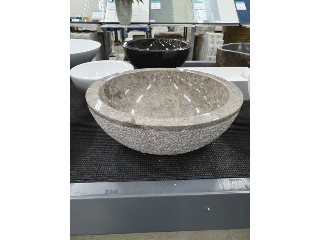 Washbasin W03 45x15 Drip grey