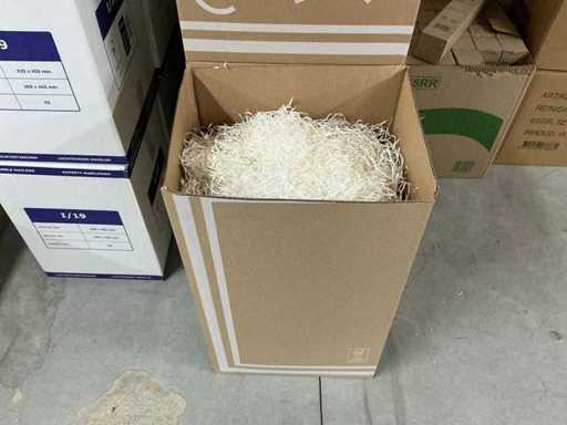 Partij papierwol vulmateriaal wit 4kg (5x)