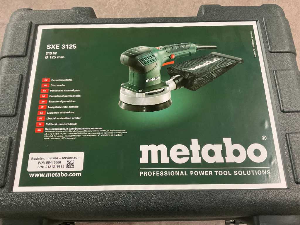 Metabo - SXE 3125 - random orbit sander | Troostwijk Auctions
