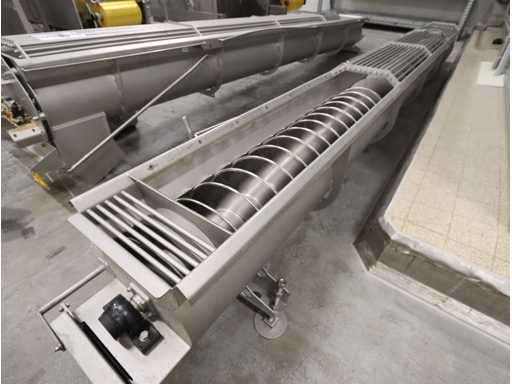 Edelstahl-Schraubenförderband