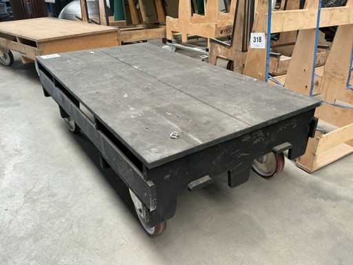 Deltarack Houten transportkar