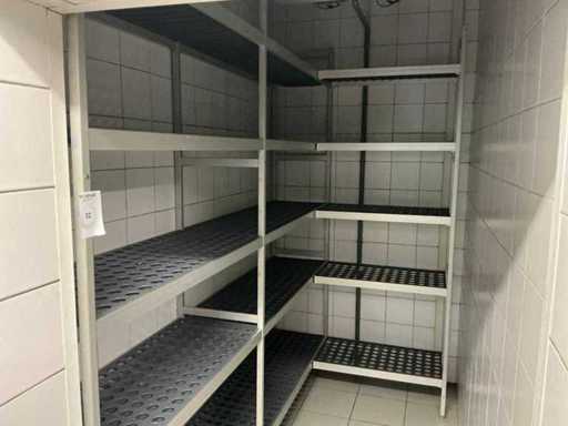 L-shaped cold room rack
