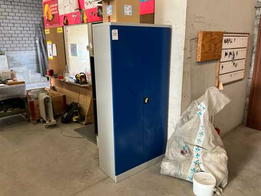 Cabinet with contents