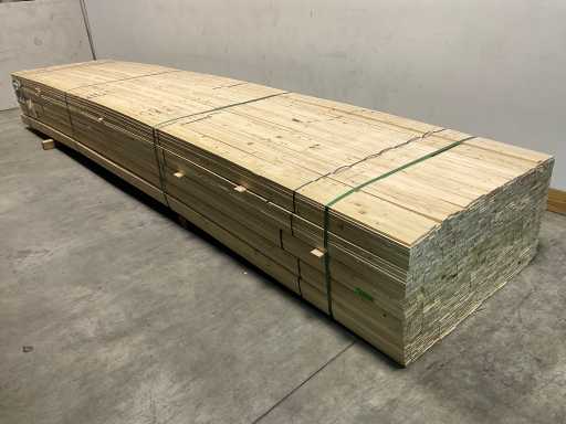 Gehobelte Tannenlatte - 480x3,8x1,1 cm (450x)
