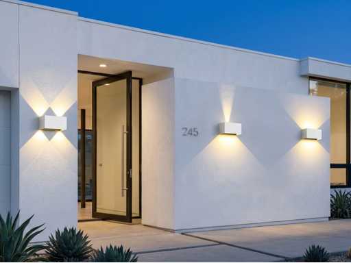  12W LED Wandlamp 4 licht verstelbaar waterdicht (8x)