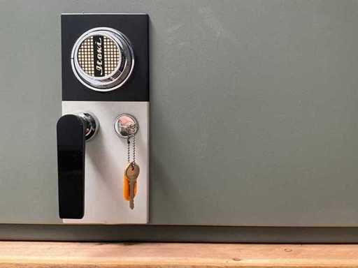 Itoki Gold Safe Strong 87 Mobile Safe