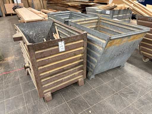   Posten Kippmulden mit Inhalt