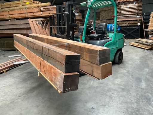 Douglas Gartenpfosten 400x20x20 cm (4x)