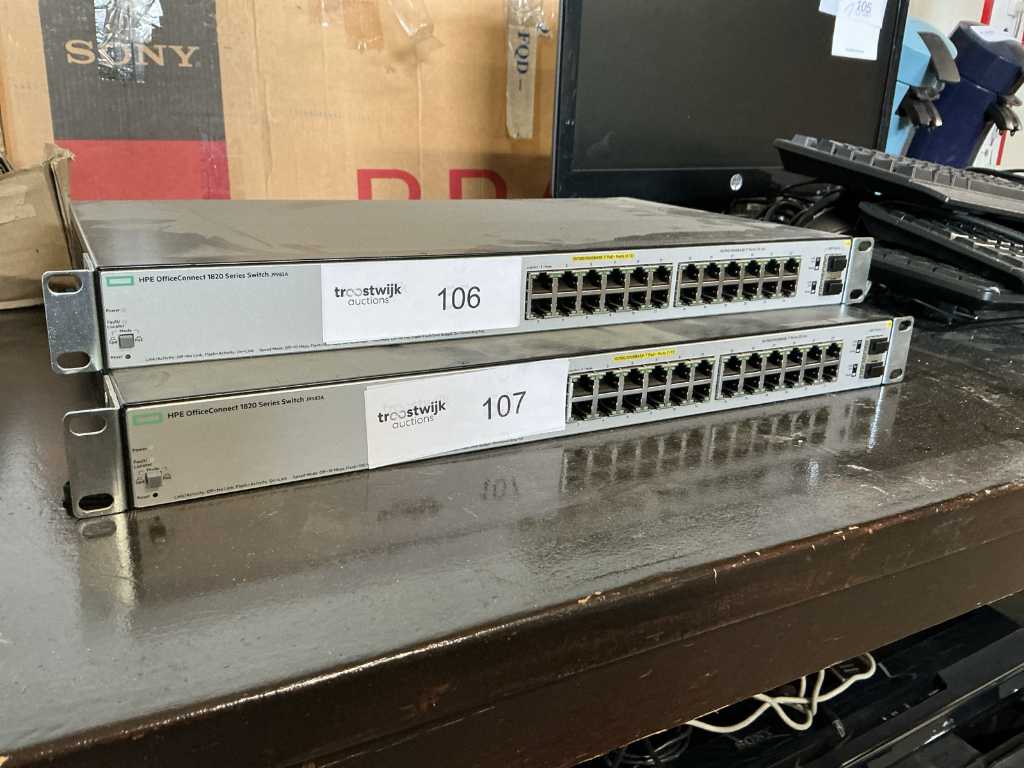 HP 1820 series 24port 19" switch