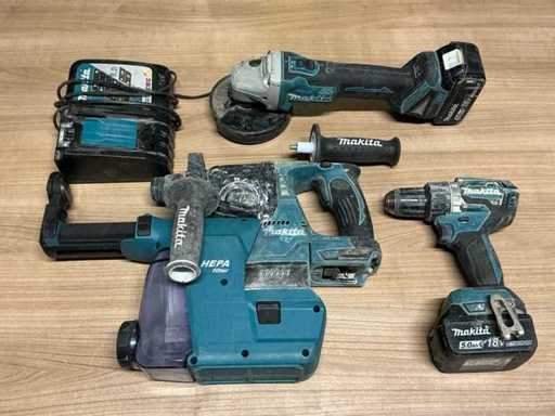 Narzędzie bateriowe Makita (3x)