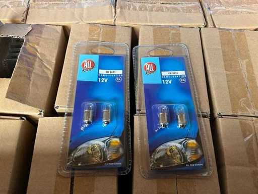 Toate lămpile de călătorie 12V E4 în pachet blister, 2 bucăți (160x)