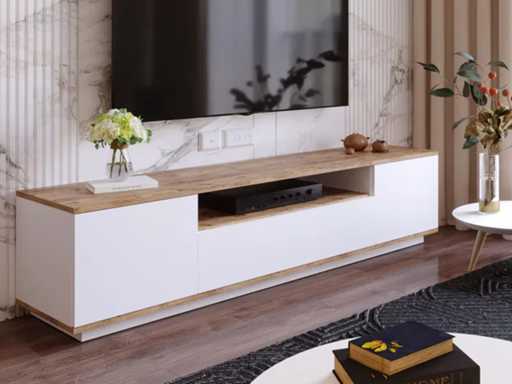 Meuble TV trois portes - 180 cm