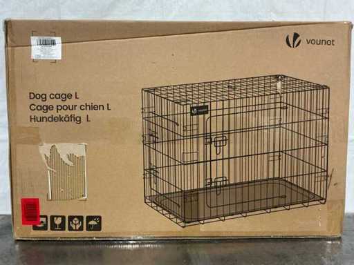 Vounot Honden Bench 94x60cm - Maat L