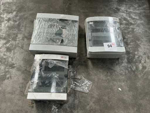 ETI Diverse zekeringkasten (3x)