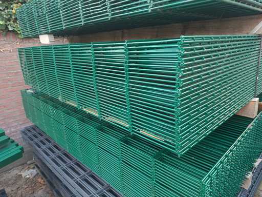 25x Heras - Dubbelstaafs hekwerk 8/6/8  1,63m groen