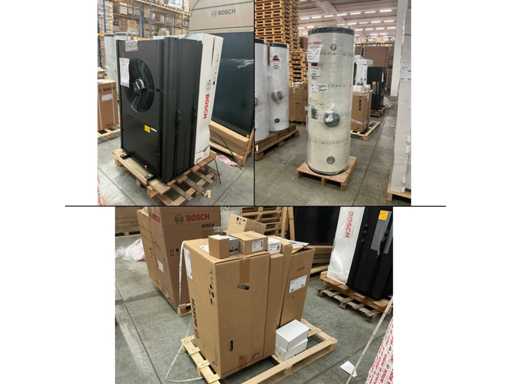 Hybrid heat pump with solar thermal (Universal Bosch Medium - REF: 4003058) 