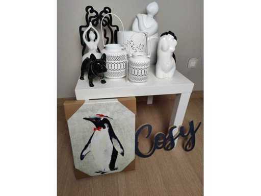 Party Decoration White-Black (10x)