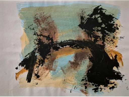 Acrilico su carta Hans van Horck