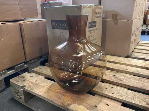 Riverdale Vase midi ambre | Ø31x40cm