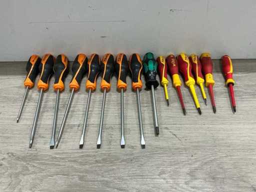 Beta, Wera, Wiha Screwdrivers (15x)