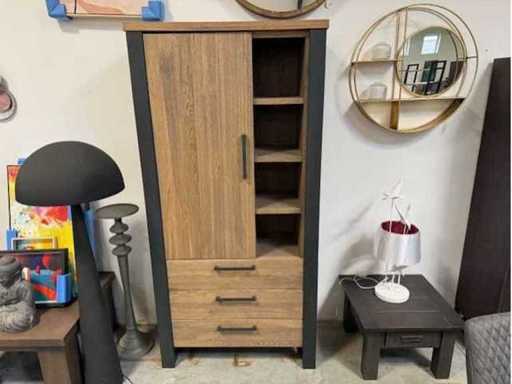 solid oak cabinet