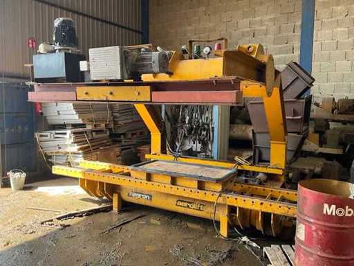 Inclinaison d’éléments préfabriqués en béton Nagron T60-E-180 Aerolift Vacuum
