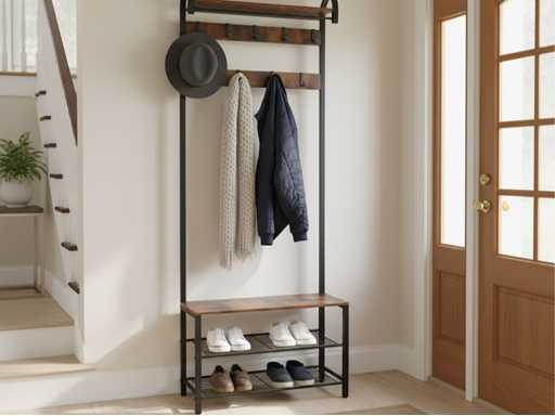 Dressing avec banc à chaussures