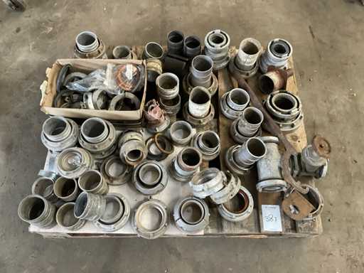 Raccords d’aspiration et de sortie de 3,5 » + 4 »