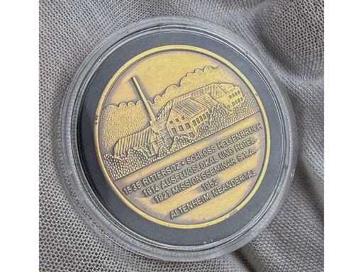 Bronzemedaille Altenheim Neandertal Advents Wohlfahrtswerk Schloss Hellenbruch Gedenkmedaille Gratis EU-Versand