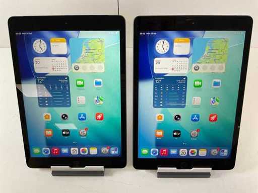 Apple iPad 8. Gen 10,2" – WLAN + Mobilfunk – 32 GB – Space Gray (2x)